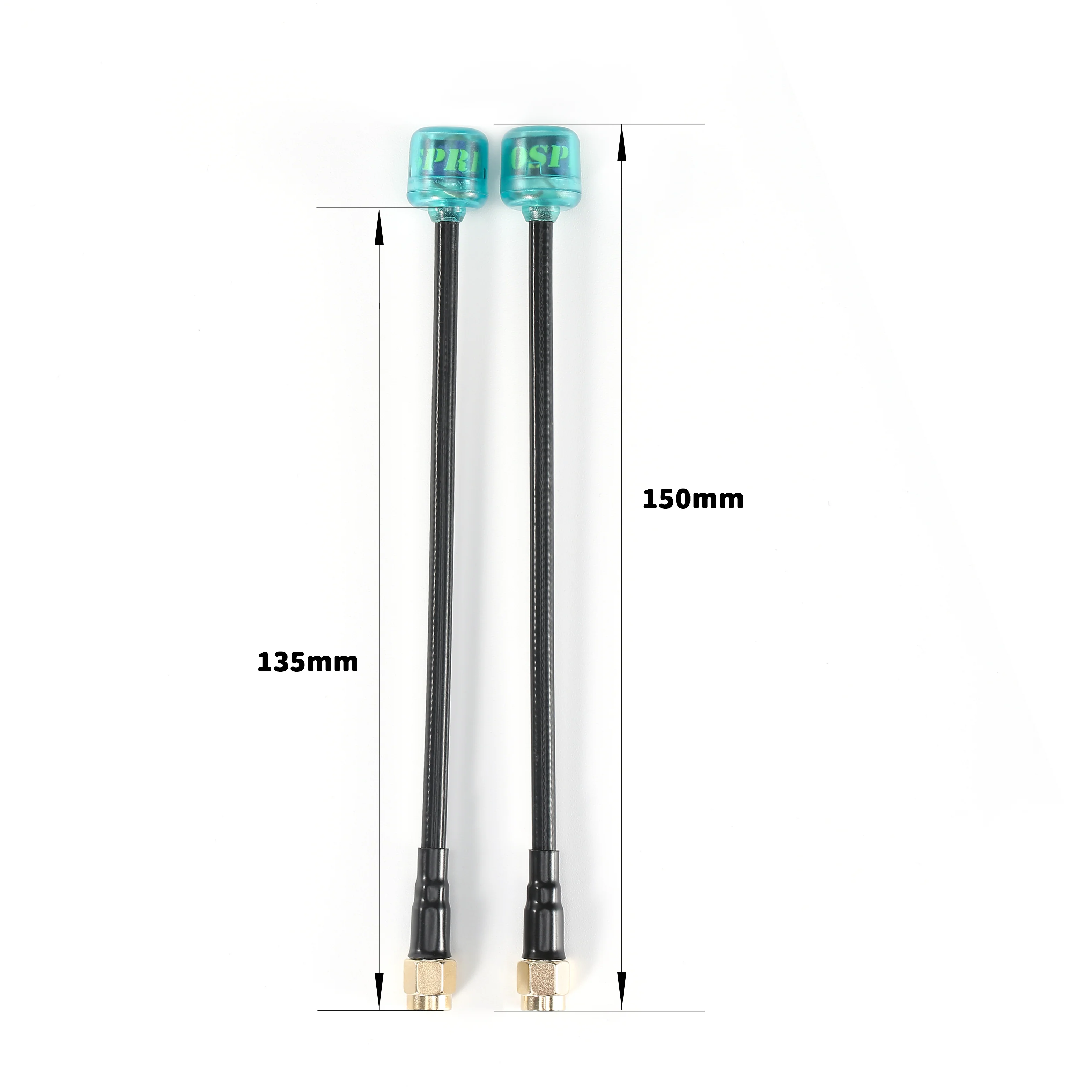 150 Mm Osprey 5.8 Gh Fpv Antenna / Cyan Rhcp Sma