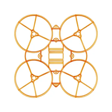 Air75 II Brushless Whoop Frame Transparent Orange - 2