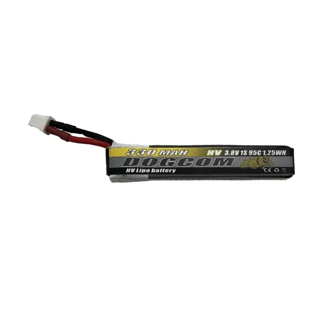 Dogcom 330mAh 95C 1S 3.8V HV Micro drone battery - 1