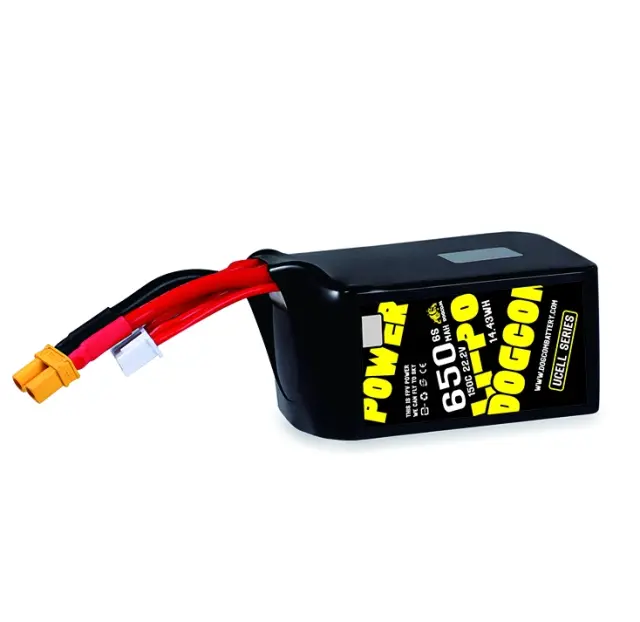 Dogcom 650mAh 150C 6S 22.2V UCELL series - 2