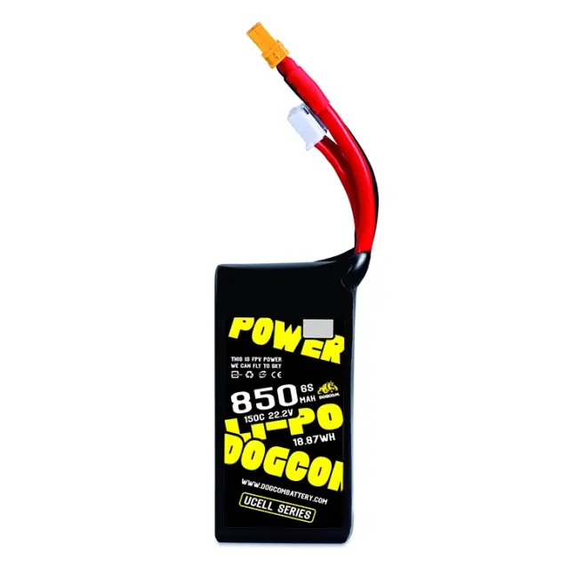 Dogcom 850mAh 150C 22.2V 6S UCELL series - 1