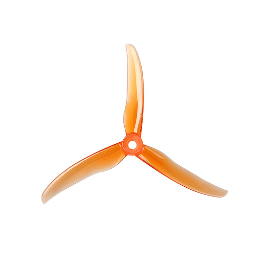 Durable T5143S FPV Drone Propellers Freestyle&Indoor racing Clear Orange - 1