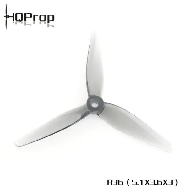 HQProp 5136 (R36) (2CW+2CCW)-Poly Carbonate Grey - 1