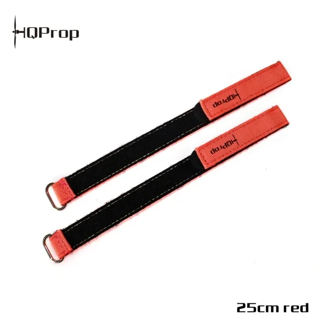 HQProp Battery Straps 25X1.5CM (metal) Red - 1