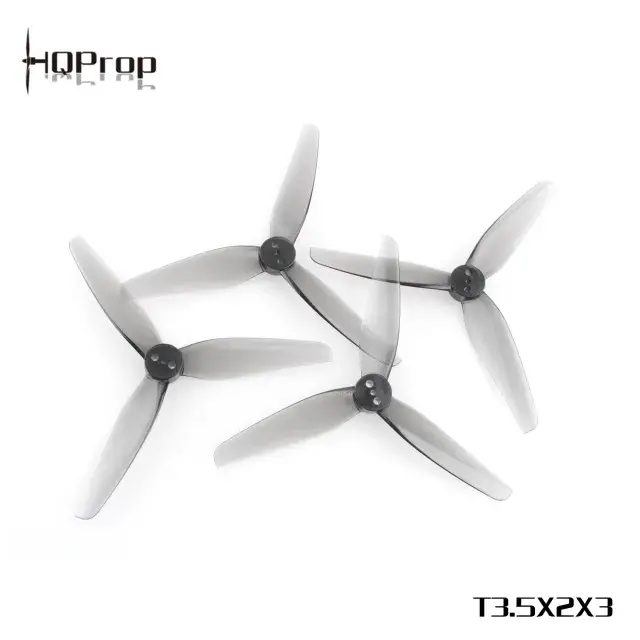 HQProp T3.5X2X3 Grey (2CW+2CCW) - Poly Carbonate - 1