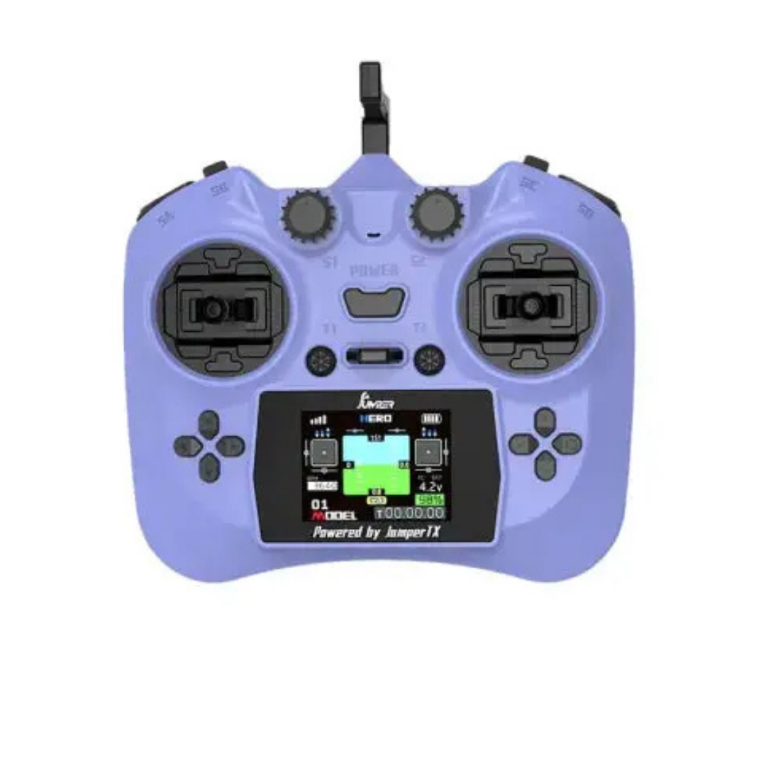 Jumper Smart Color Screen ELRS Radio Controller with Hall Sensor Gimbals - Cold Purple - Jumper