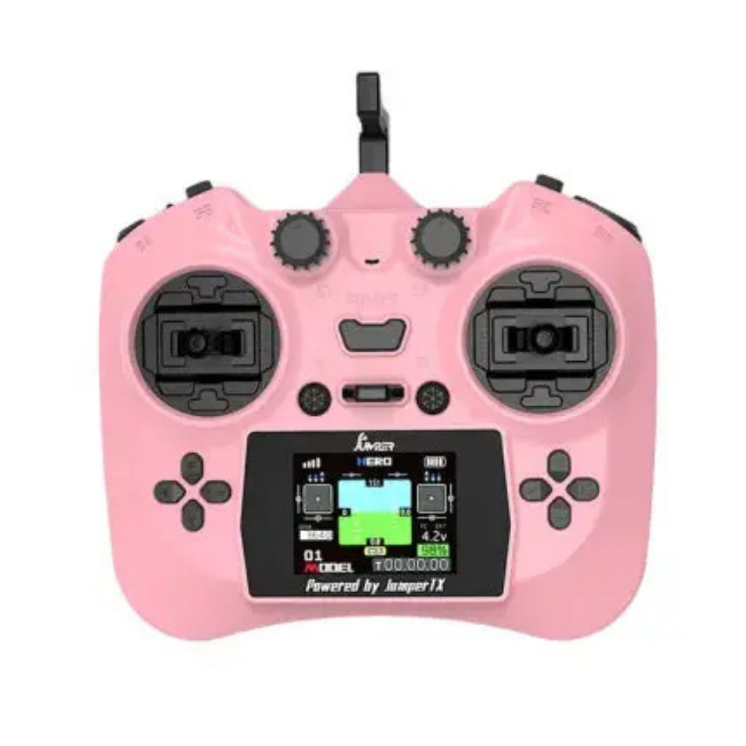 Jumper Smart Color Screen ELRS Radio Controller with Hall Sensor Gimbals - Lily Pink - Jumper
