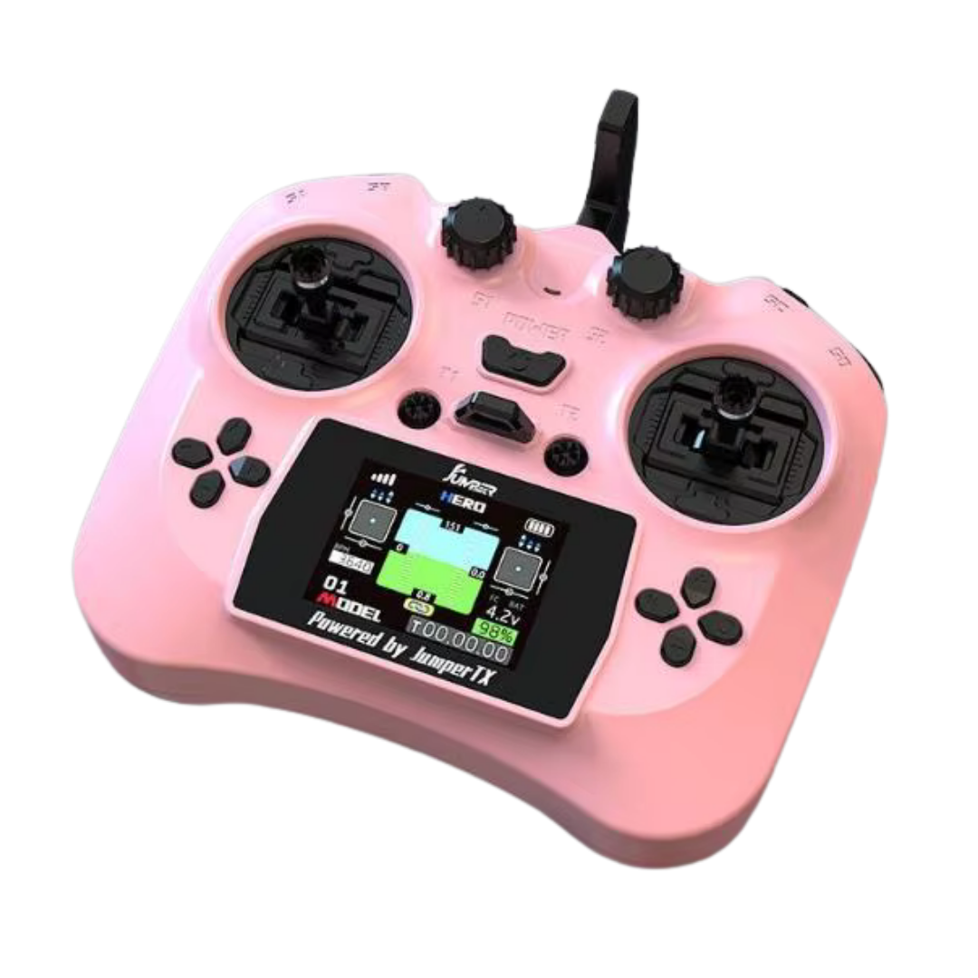 Jumper Smart Color Screen ELRS Radio Controller with Hall Sensor Gimbals - Lily Pink - 2