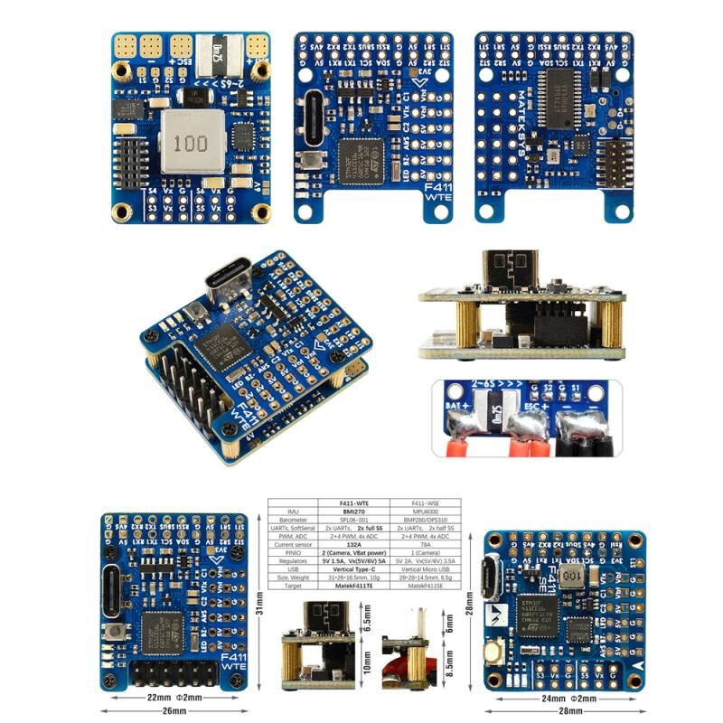 Mateksys Flight Controller F411-WTE - Team BlackSheep (1)