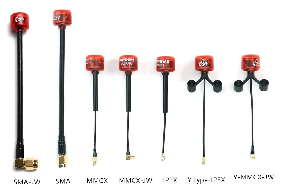 MMCX-JW RUSHFPV CHERRY2 ANTENNA Y-Type 5.8G / RHCP - 1