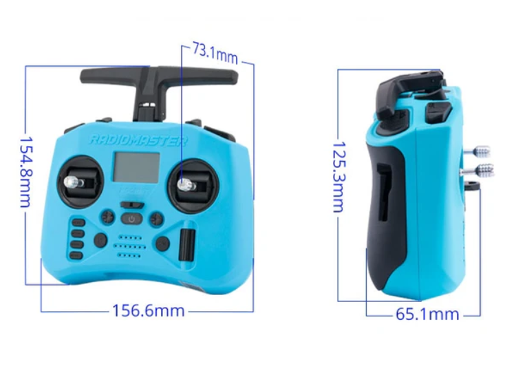 Pocket Crush Radio Controller (M2) - Iceberg Blue - 9