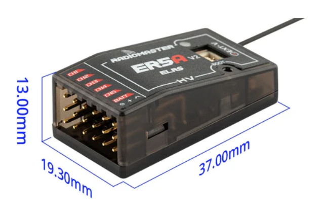 ER5A V2 2.4GHz ELRS PWM Receiver - 10